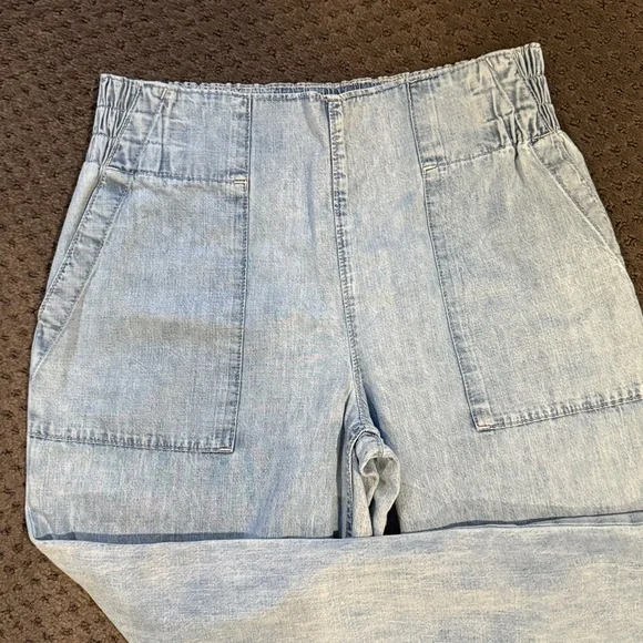 Free People breezy pull on Wide-Leg jeans - Picture 2 of 3